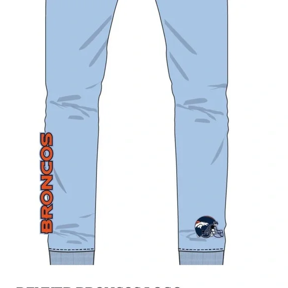 Pro Standard Licensed Denver Broncos Blue Joggers
